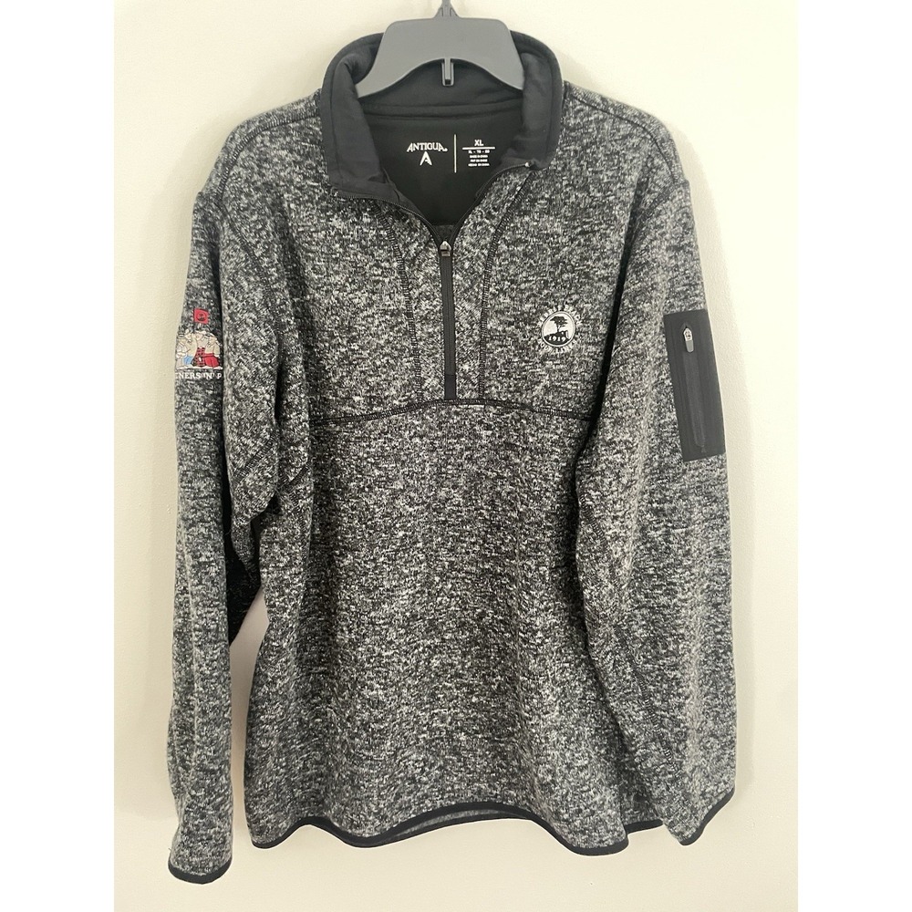 Antigua Men's Fortune Quarter-Zip Fleece Jacket Pebble Beach Partners N Pals XL